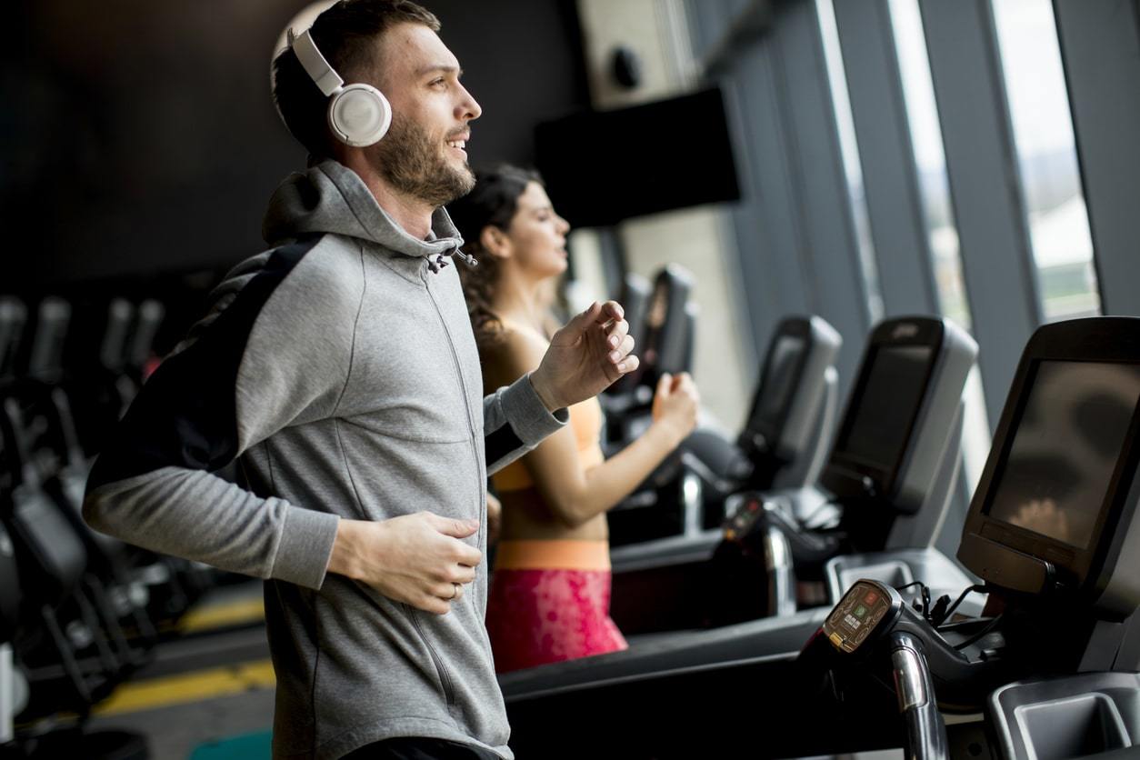 Calorieverbruik op een loopband