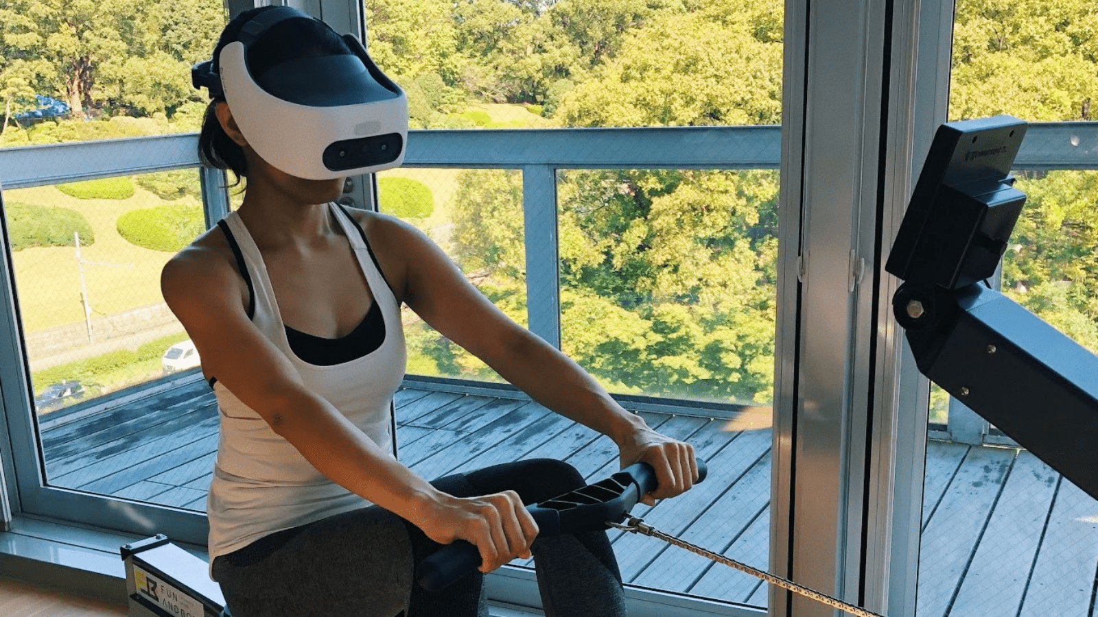 holofit roeien app met virtual reality