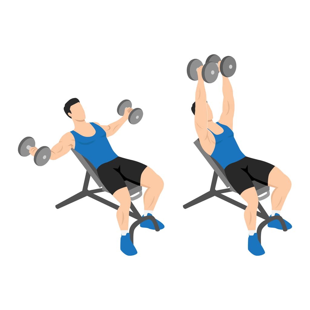 incline dumbbell press