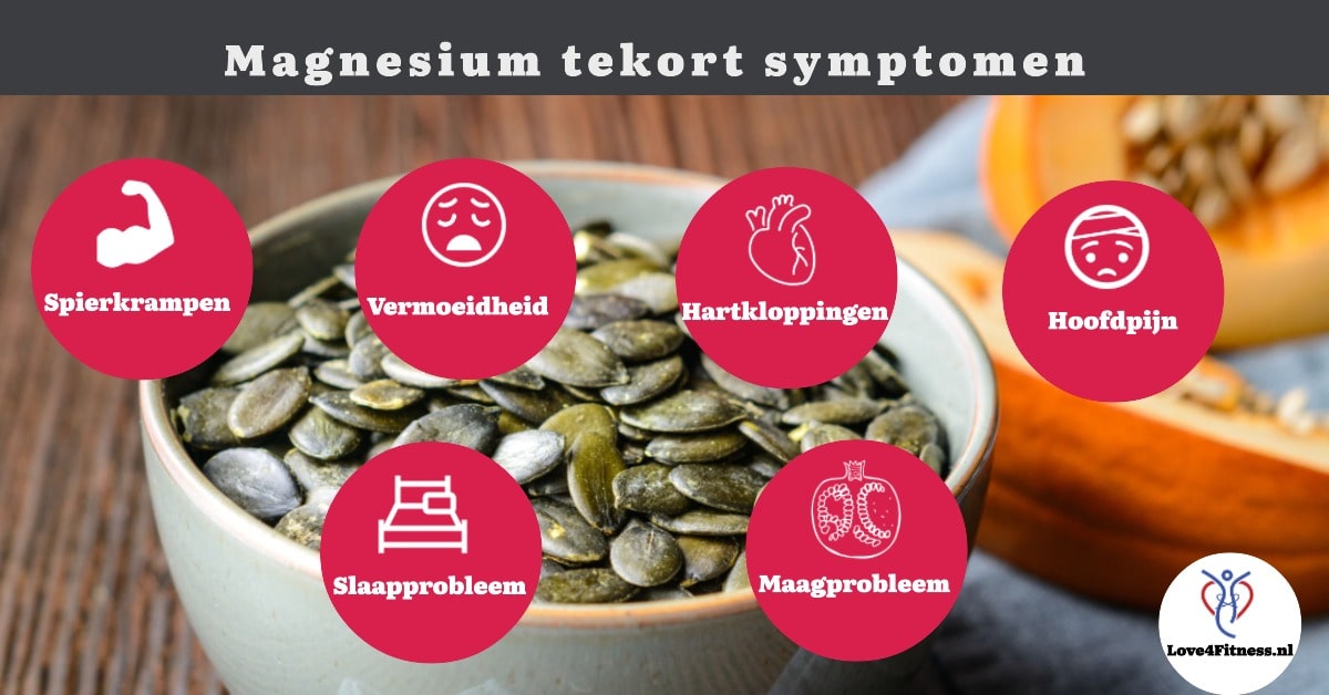 magnesium tekort symptomen