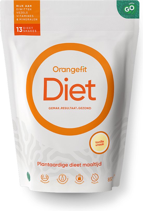 oragnefit diet afslankshake