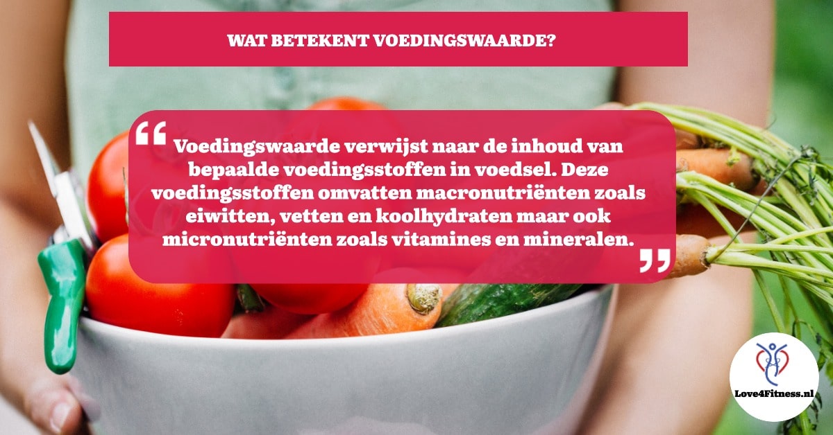 wat is voedingswaarde